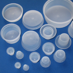 Plain plastic caps and plugs